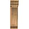 Ekena Millwork Thorton Traditional Rough Sawn Bracket w/ Offset Brace, Western Red Cedar, 6"W x 14"D x 22"H BKT0604X14X22THR01RWR - alternate 4
